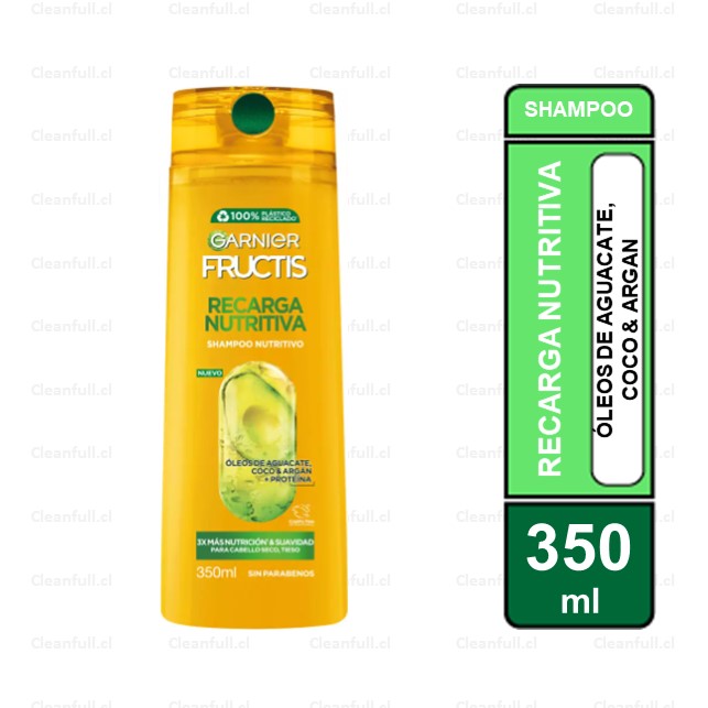 SHAMPOO GARNIER FRUCTIS OLEOS DE AGUACATE 350 ML