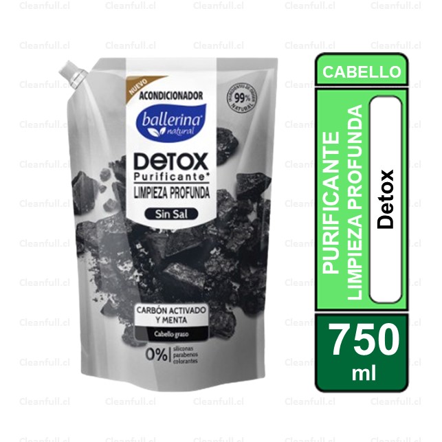ACONDICIONADOR BALLERINA CARBON MENTA DOYPACK 750