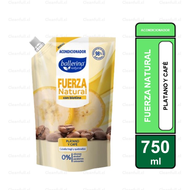 ACONDICIONADOR BALLERINA FUERZA DOYPACK 750ML